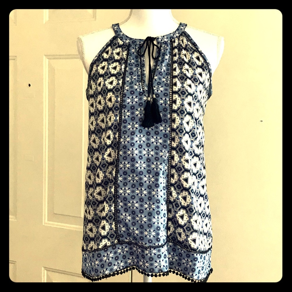 Antilia Femme sleeveless print top